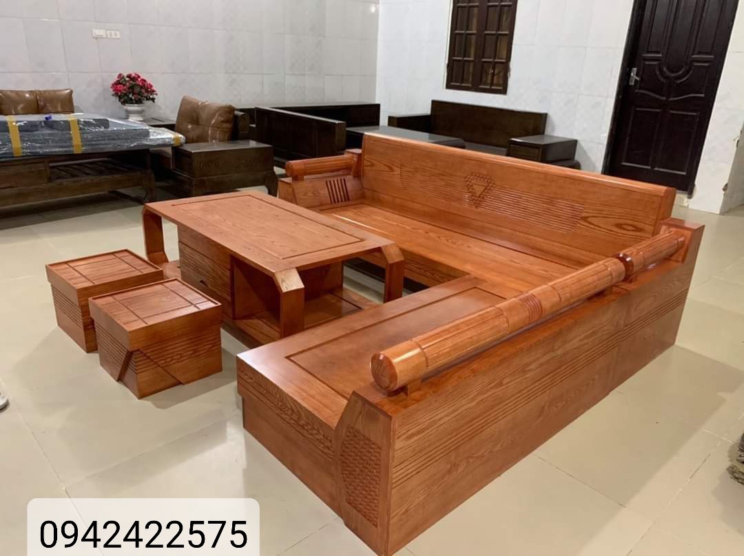 Sofa Gỗ Phòng Khách Cao Cấp SFTT15